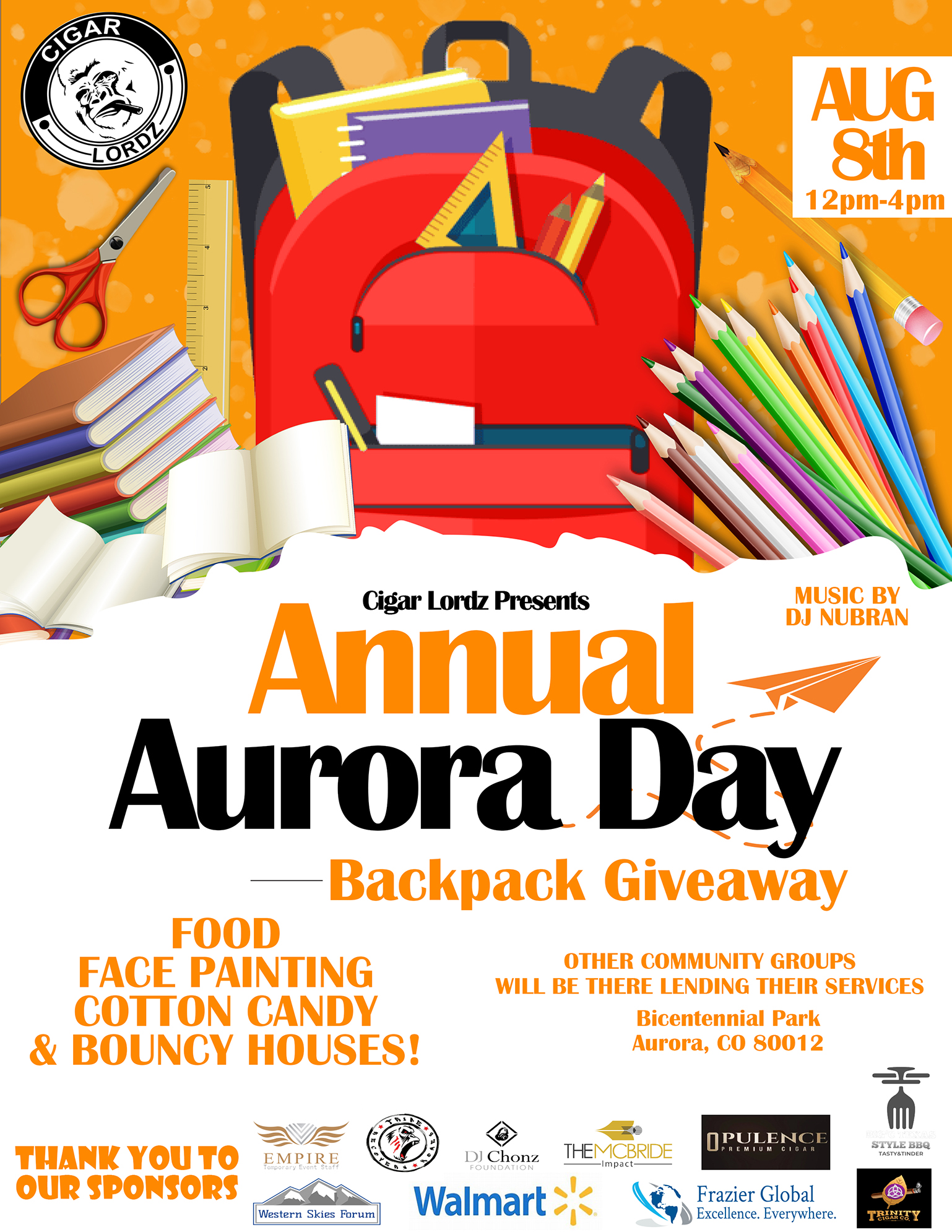 Annual Aurora Day Backpack Giveaway THE DROP